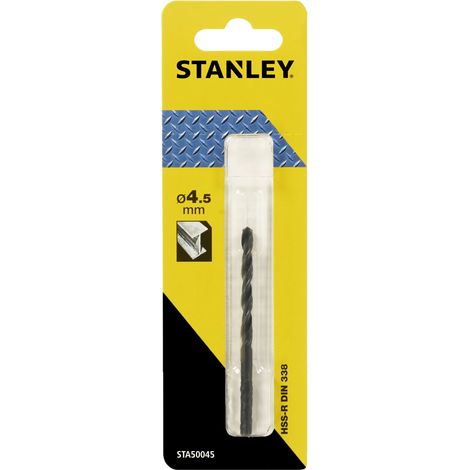 Broca HSS-R laminada para metal. ø 4.5mm  STY-STA50045-QZ