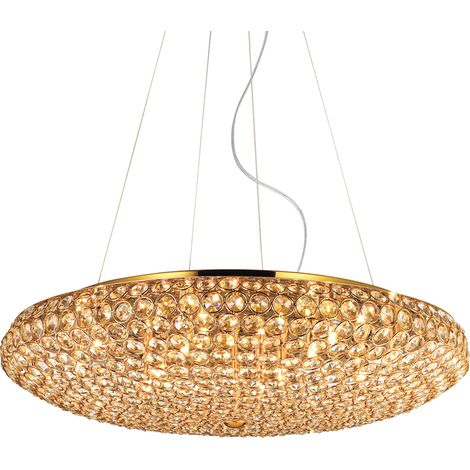 LAMPADA A SOSPENSIONE KING SP12 ORO (1/2)