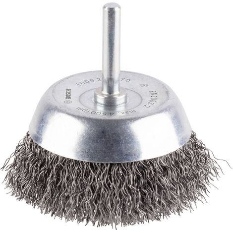 Spazzola a tazza Bosch acciaio inox 70 mm 4500 giri