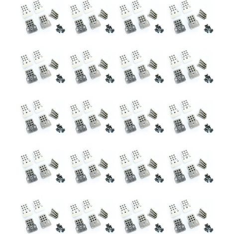80Pcs Kits de Support de Tour de Choc en MéTal de Voiture Rc Choquent L'Extension Seatsforbers de Choc pour 1/16 C-14 / C-14K / C-24/C-24K (1/3)