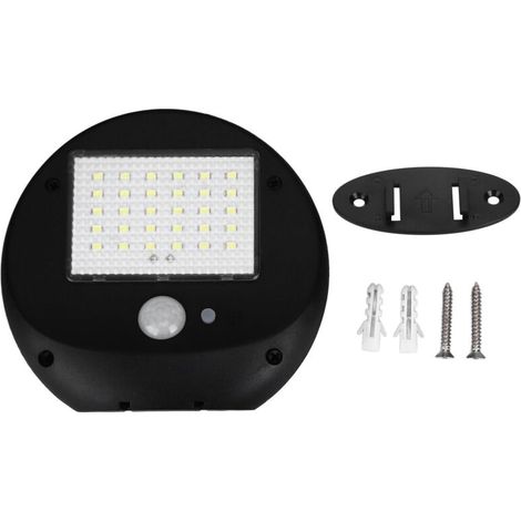 Solar wall light with sensitive motion sensor, weatherproof outdoor LED light, for gardens, patios, garages (1/5)