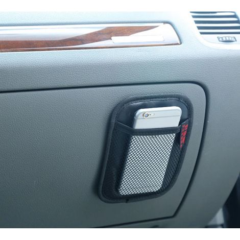 Organisateur de siège de voiture Auto Seat Side Storage Hanging Bag Multi-Pocket Drink Holder Mesh Pocket Car Styling Organizer Phone Holder B