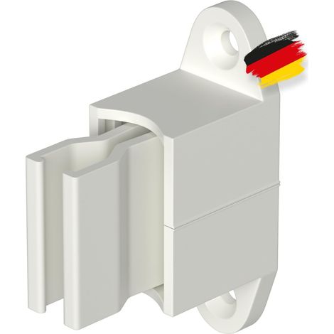 Support de manivelle pour tige de manivelle - Support mural pour manivelle de volet roulant de 12 à 17 mm de diamètre - Réglable avec poignée élastique - Espacement (1/5)
