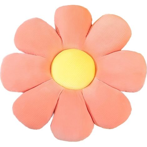 Jolis coussins fleuris et coussins de lecture, confortables - 40 cm, décoration pour chambres/salons, doux et confortables pour vos moments de détente. (1/5)