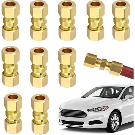 Lot de 10 raccords rapides pour tuyau de frein - Accessoires d'entretien de véhicule pour atelier (1/5)