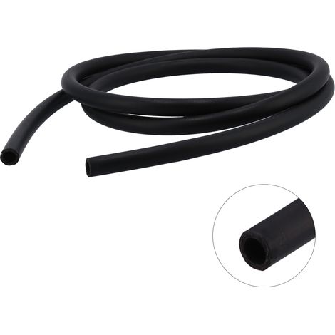 Tuyau d'huile NBR, conduite de carburant, fil d'acier, noir, tuyau haute pression pour pompes à essence (1 pouce, 2 mètres) (1/5)