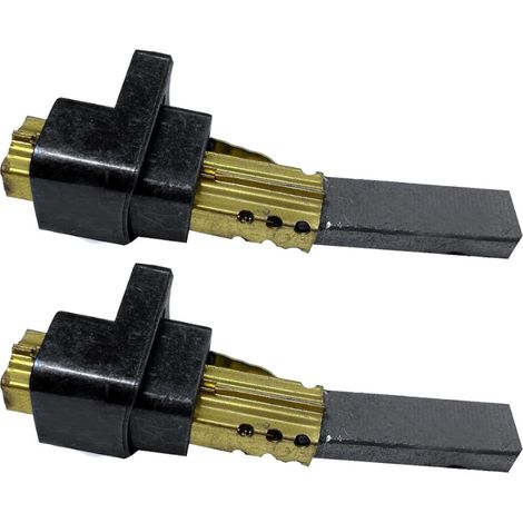 2x Trade-Shop Motorkohlen Kohlebürsten Schleifkohlen 6,3x11x32mm mit Halter kompatibel mit LG 4681FI2467A 4681FI2462C VKC402CTQ.AXRQLFS Staubsauger (1/5)