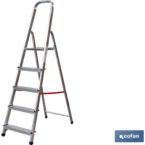 ESCALERA ALUMINIO 3 PELDAÑOS Y 0,65 M ALTURA ÚTIL (1/3)