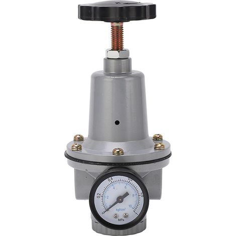 Kit de régulateur de pression pour système d'air comprimé TICFOX avec détendeur pneumatique et manomètre (Qté-10) (1/5)