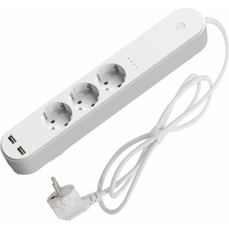 Multipresa 3 Tomas Schuko Denver Electronics SHP310U