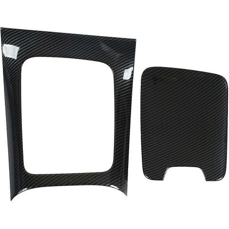 Getriebegehäuse-Zierblende, Mittelkonsolenabdeckung in Carbonfaser-Optik, Ersatz für Mercedes-Benz C-Klasse W2