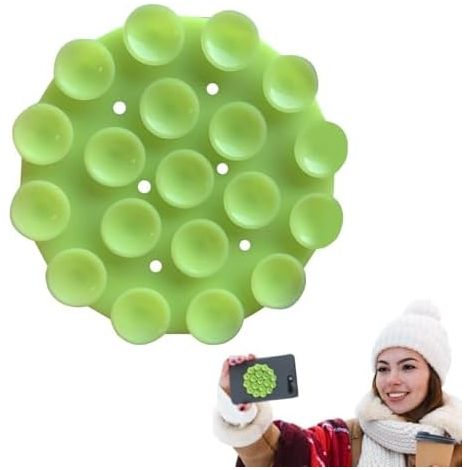 Support de téléphone à ventouse  Support de téléphone portable à ventouse  Support en silicone, support de douche/miroir, fixation adhésive, accessoires (1/5)