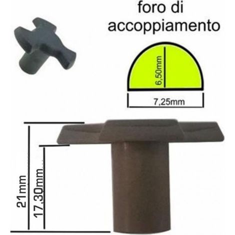 Trascinatore piatto vetro Microonde universale altezza 21mm DE LONGHI MW421