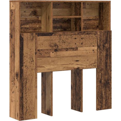 Maison Exclusive - Cabecero con armario Madera vieja 100 x 19 x 1