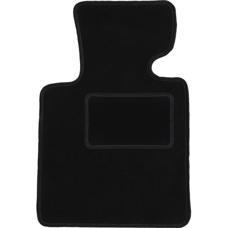Tapis de sol conducteur en velours noir pour BMW Z4 E86 coupé (2002-2008).