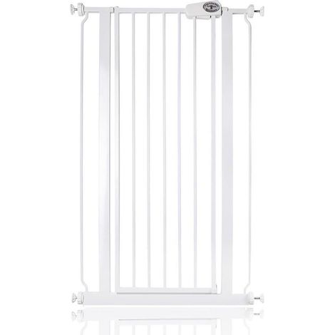 Bettacare Child and Pet Gate Narrow, 68.5cm - 75cm, White, Extra Tall Gate 104cm in Height, Narrow Pressure Fit Stair Gate