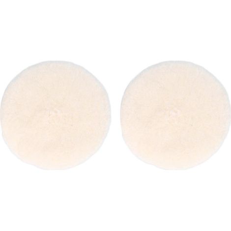 Tampons de polissage en laine, disques de polissage universels naturels pour peinture automobile, 125 mm (1/4)