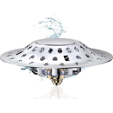 in 1 Drain Hair Catcher Plug Anti Clogging Plug with Double (1/5)