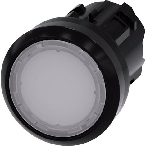 Siemens 3SU10010AB600AA0 3SU1001-0AB60-0AA0 Bouton-poussoir lumineux à rappel actionneur plat, colle (1/3)