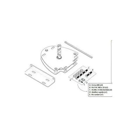 9019459 - Dispositivo Anticaídas 147 Nm Maniobra Rescate Somfy