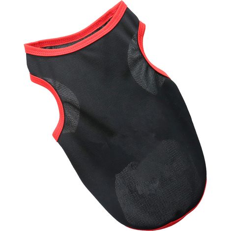 Chemise pour animaux de compagnie, douce et respirante, séchage rapide, gilet de sport pour chien mignon, vêtements pour chiot, fête quotidienne, noir XL (1/5)
