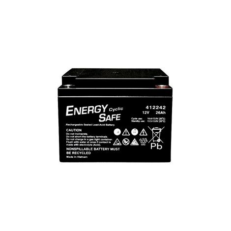 BATTERIA Energy safe 00412242 Ciclica 12V 26Ah