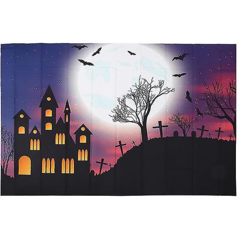 1 Stück Halloween-Hintergrund für Partys und Halloween-Dekorationen