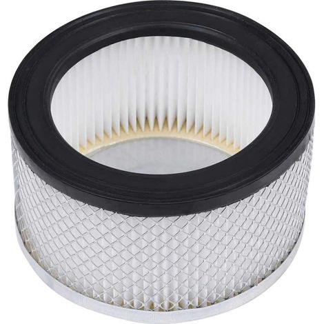 Filtres HEPA pour aspirateur à cendres lavables avec maille métallique noir et blanc lot de 2 (1/5)