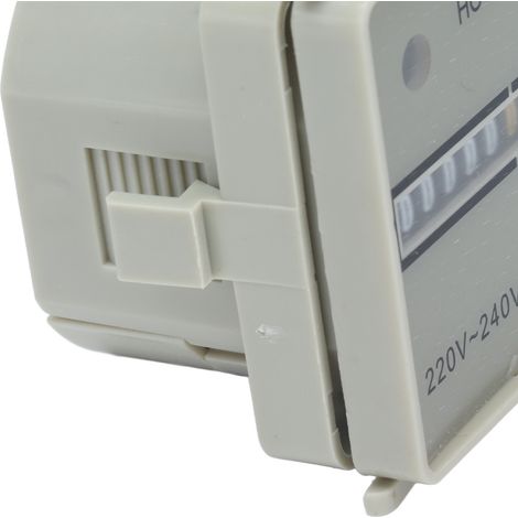 Compteur horaire compteur mécanique minuterie industrielle avec indicateur HM‑2/UWZ48 220‑240 V 0,3 W (1/5)
