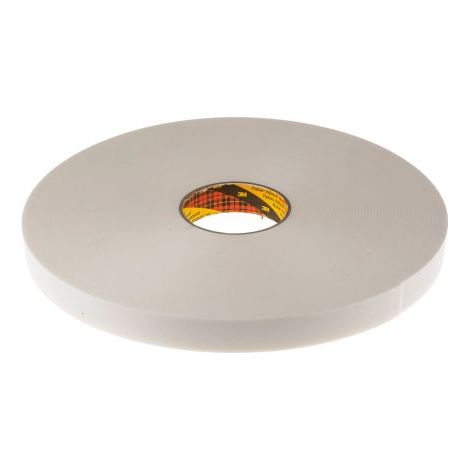 Ruban mousse Polyéthylène  double face 3M SCOTCH 9546, Blanc, 25mm x 66m x 1.15mm ( Prix pour 1 )