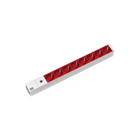 BACHMANN Bachmann 19-Steckdosenleiste ALU, 8-fach, für USV (333.410) (1/2)