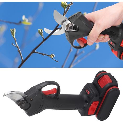 Elektrische Gartenschere, wiederaufladbare Gartenschere für Obstbäume, leistungsstarke Lithium-Akku-Gartenschere, europäischer Standard AC100-240V. (1/5)