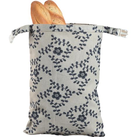 Sacs conservation alimentaire à la cire végétale - Double couche lavable - Pour pain, légumes et congélation