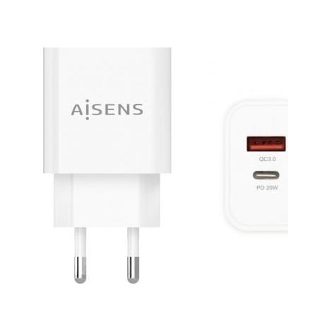 Wandladegerät Aisens A110-0681 Weiß 20 W