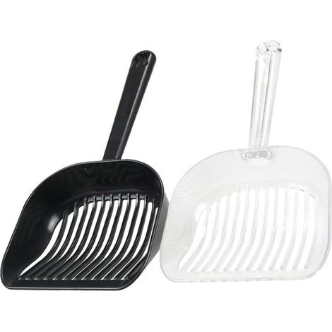 CCYKXA 2-Piece Cat Litter Scoop Set, Portable Plastic Litter Trays, Easy to Clean and Store for Pets (1/5)