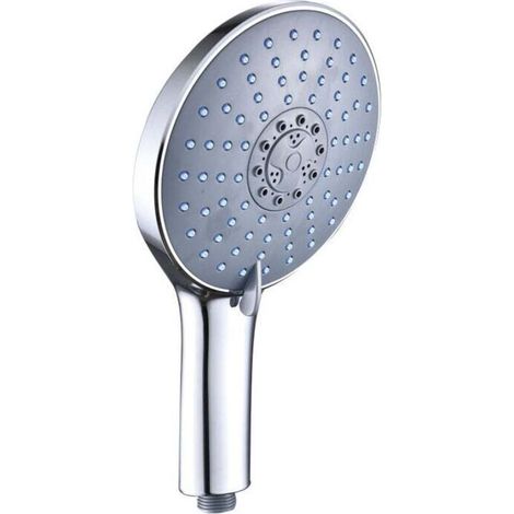 Pommeau de douche, douchette grande taille (diamètre 15cm), douchette haute pression, 7 modes d'économie d'eau pour spa de massage de salle de bain