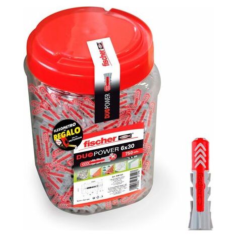 Cubo De 750 Uds.-Taco Fischer Duopower 6X30 (1/4)