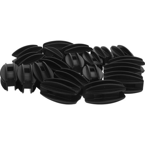 Isolateurs de Clôture Électrique pour Poteaux d'angle en Polyéthylène Résistant, Lot de 30 Pièces, Accessoires Imperméables et Résistants aux Intempéries pour Clôtures (1/4)