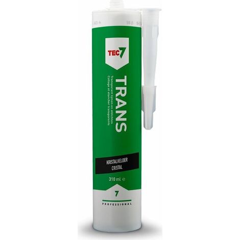 Kit mastic tec7 trans clear imperméable UV stable 310ml