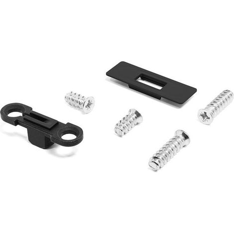 herrajes slimwinch. acero y plástico. puertas descendentes. cierre suave. montaje oculto. espesor 18mm - effegi brevetti acabado negro tipo herraje sobreponer