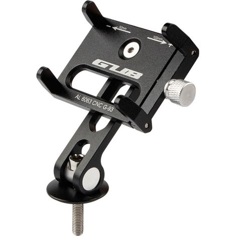 SJLERST Support de téléphone de vélo en alliage d'aluminium antiderapant, pour téléphone de 3,7 pouces à 7,2 pouces