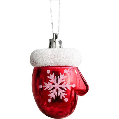 Boule De Noel - Boules De Noël En Plastique PP Avec Dorure - Décoration Arbre De Noël Intérieur Extérieur - Lot De 2 (1/5)