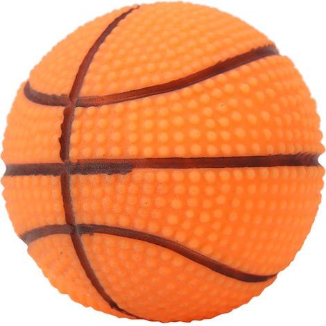 Squeaky Chew Ball for Pets, 1 Piece, Squeaky Toy for Dogs and Puppies (Basketball) (1/5)