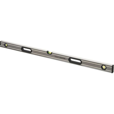 Stanley – Niveau à bulle tubulaire magnétique 120 cm – Corps aluminium léger – 3 fioles indéréglables – Précision 0.5 mm/m