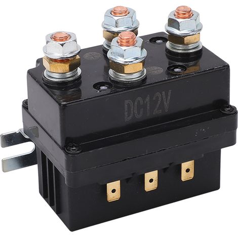 Relais de treuil 12 V à bobine en laiton, contacteur, composant électronique, accessoire pour automobile (1/5)
