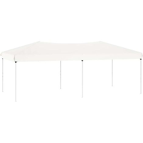 Tente de réception pliable, Pavillon, Pergola, Tente de jardin, Blanc 3x6 m OIB3986E (1/5)