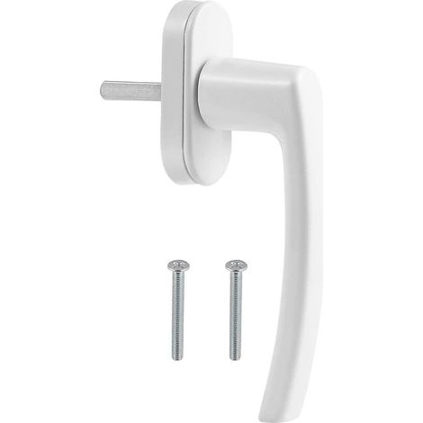 Poignée de porte et de fenêtre en PVC blanc (1/5)