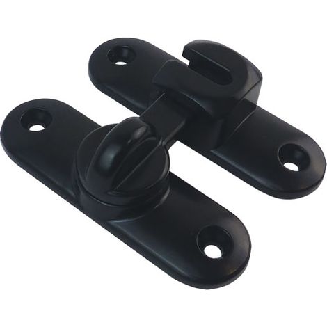 Verrou en applique vantail coulissant - Finition : Noir MAT - - KINTECH (1/5)