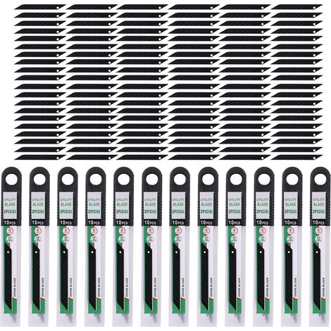 Lot de 120 Lames de Cutter 9 mm à Casser, Lames de Rechange à Casser (1/5)