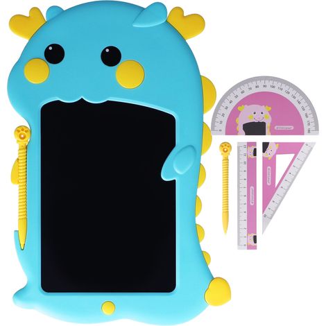 Tablette à dessin LCD dinosaure effaçable, tableau électronique de doodle pour enfants, 4 pièces, ardoise magique réutilisable (1/5)